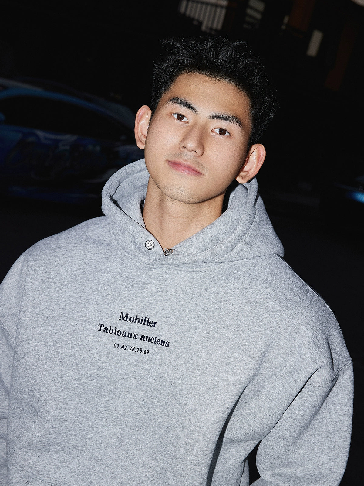 Simple Text Beige Hoodie Sweatshirt