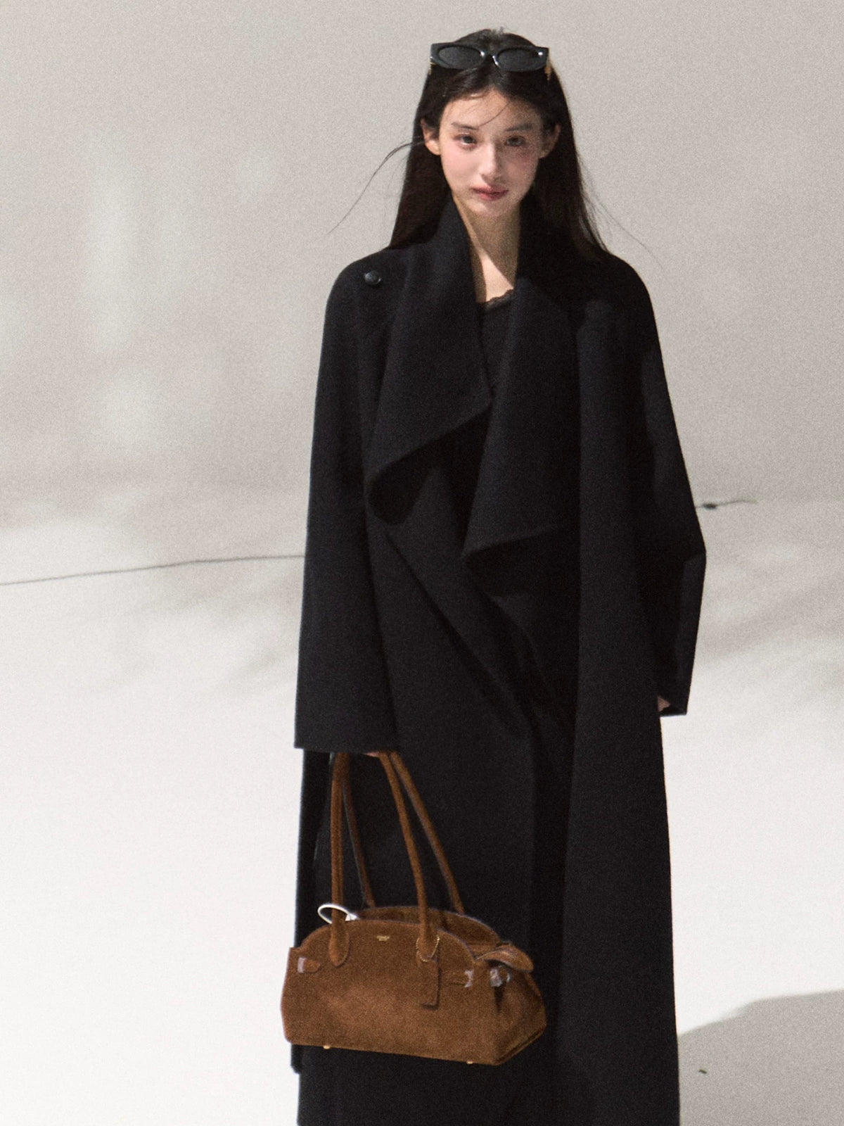 Drape Longline Overcoat