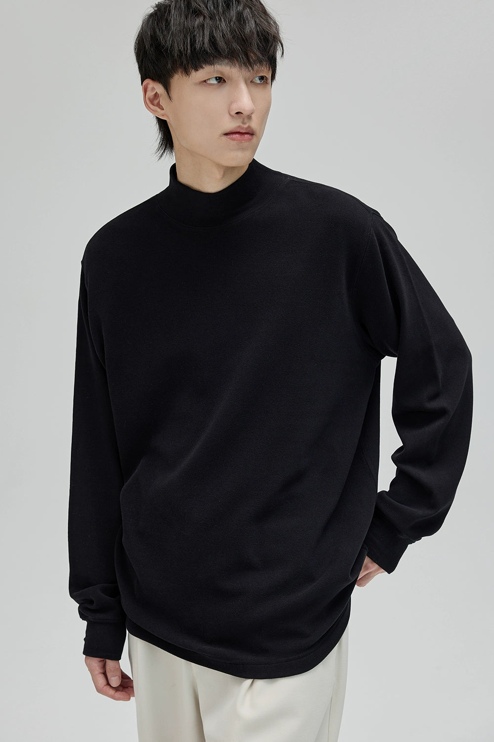 Warm Turtleneck Basic Layering Long Sleeve Top