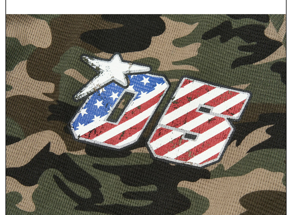 Starbound Camo Graphic Long Sleeve Tee