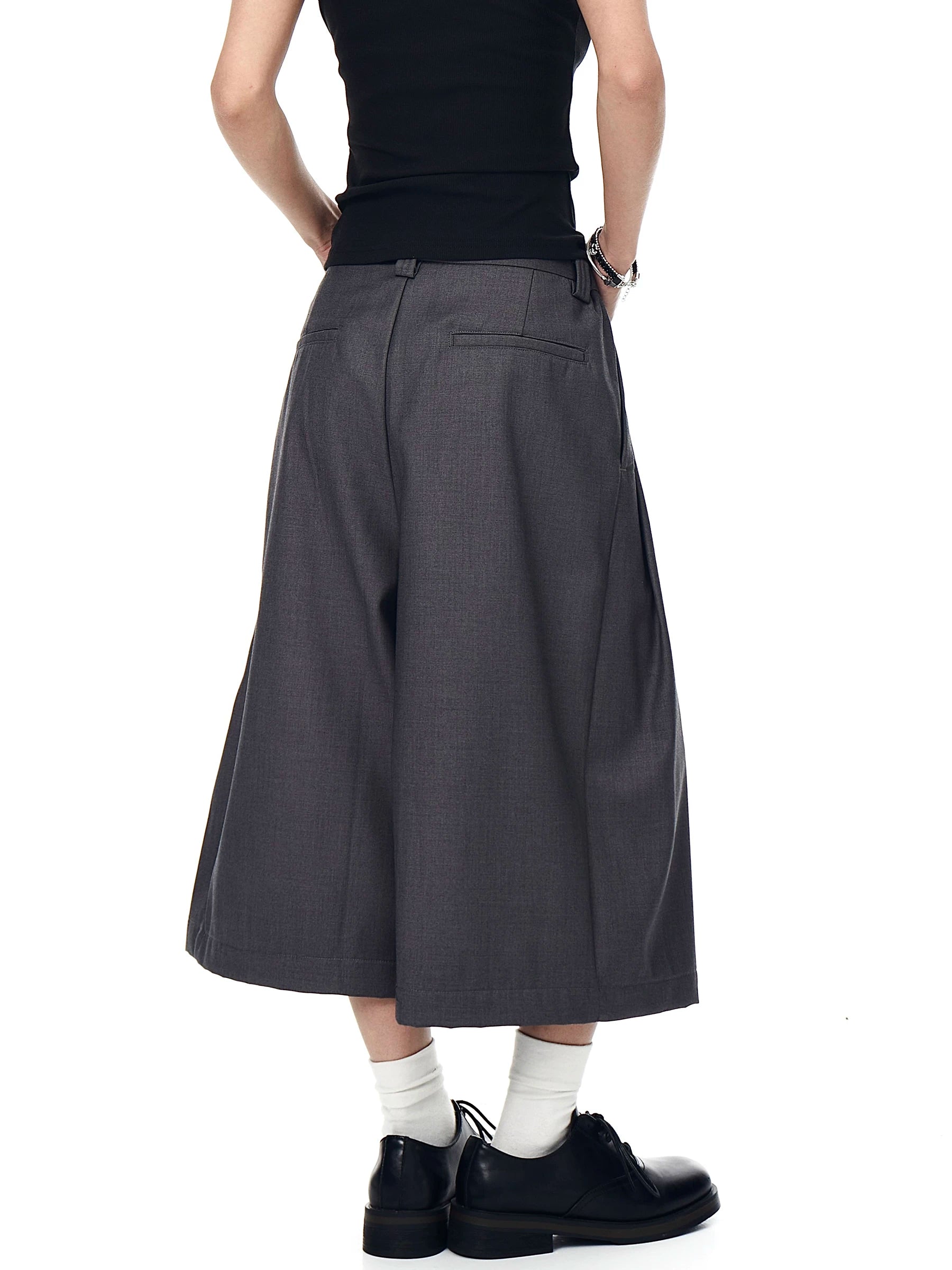 Keyring Pleat Culotte Trousers