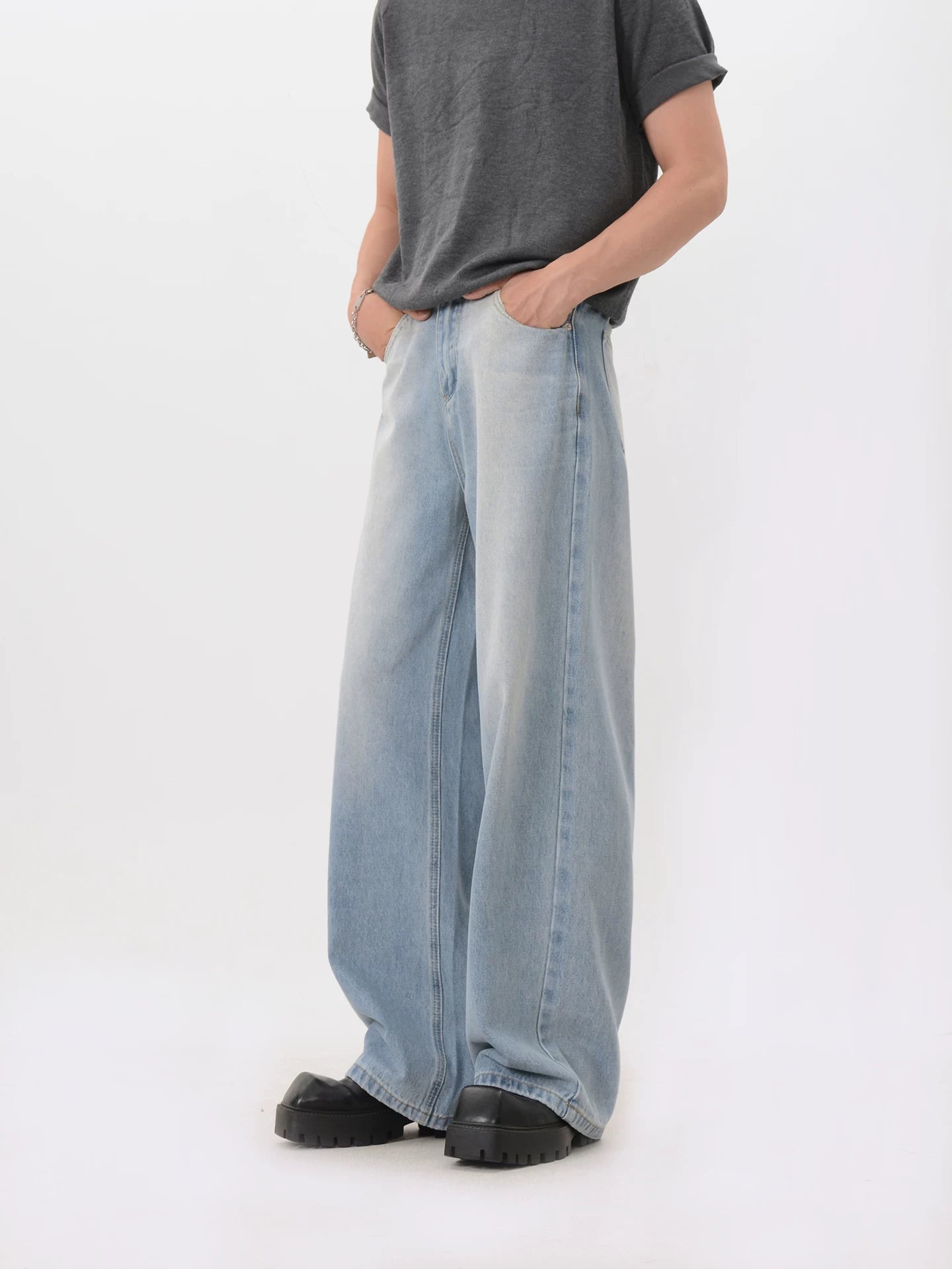 Skyfade Wide Leg Denim