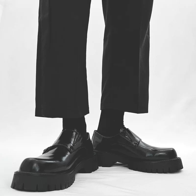 Obsidian Forge Double Monk Loafers