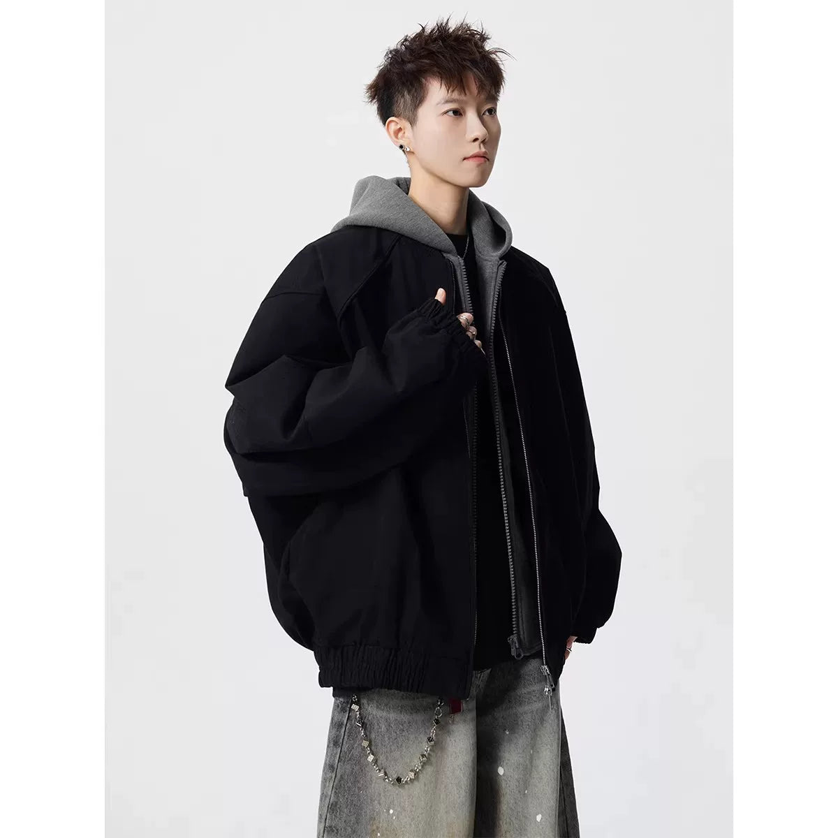 Midnight Layered Street Bomber