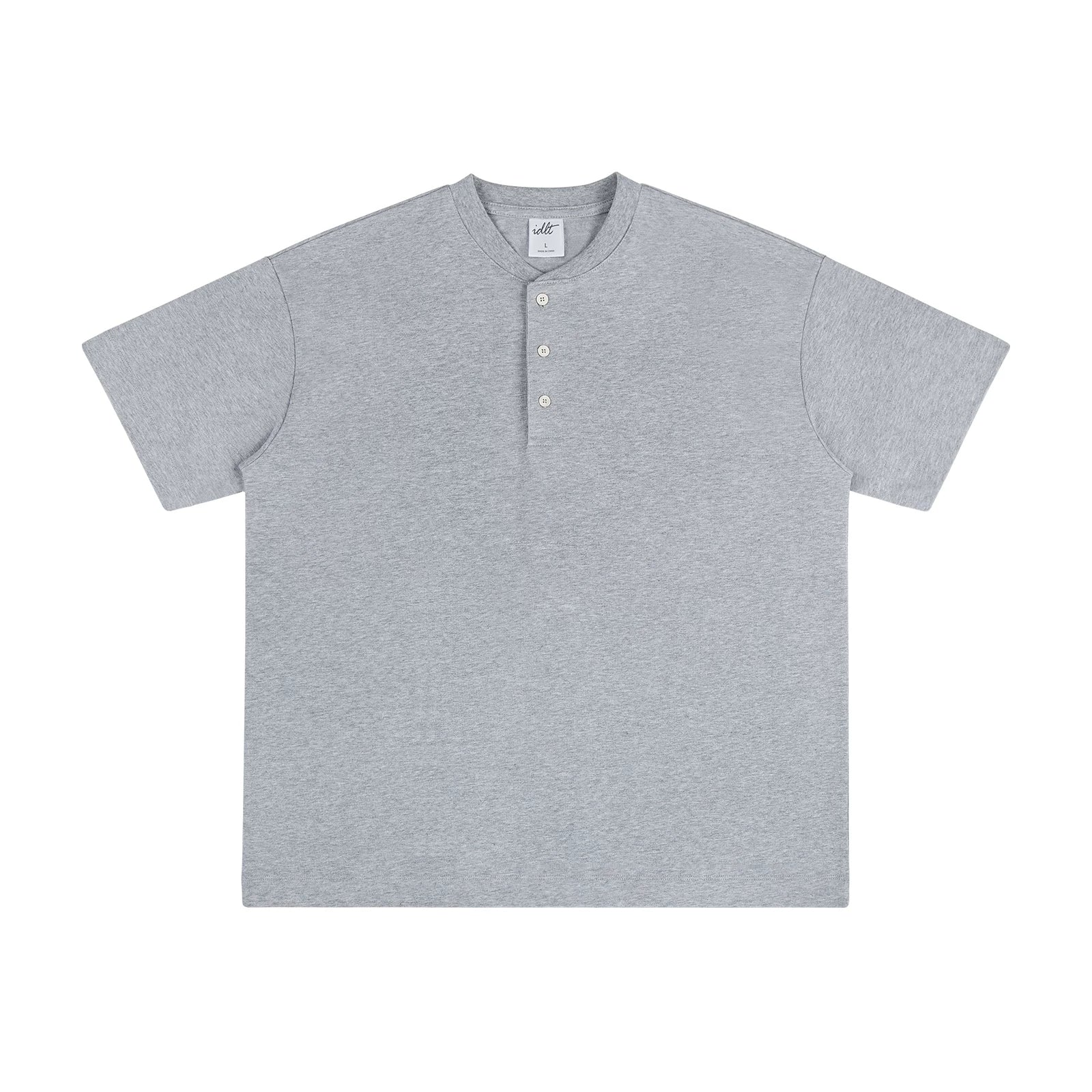 Core Crest Short-Sleeve Henley Tee