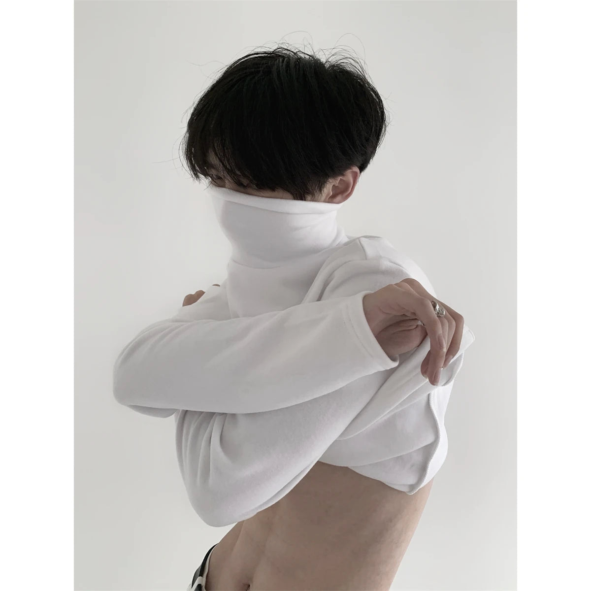 Slouch Turtleneck Top