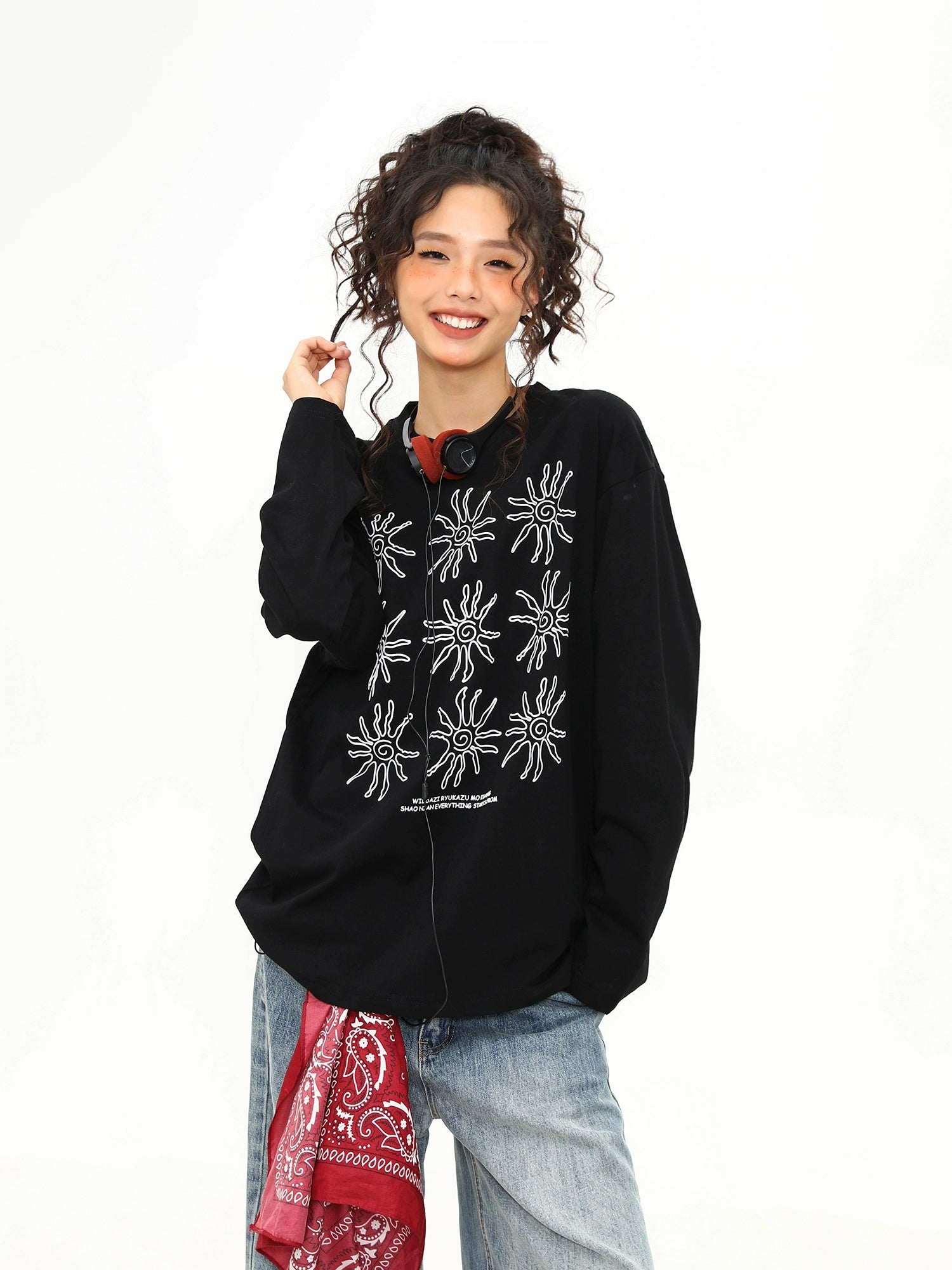 Solar Sketch Long Sleeve Tee