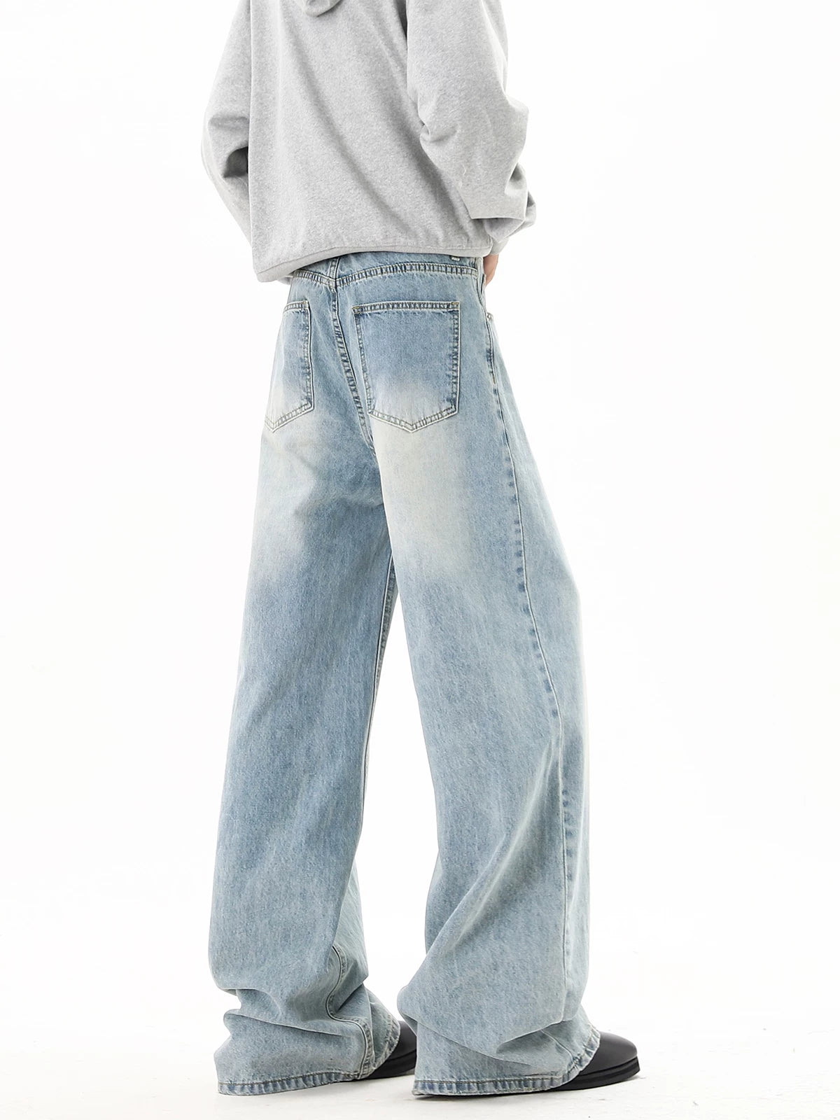 Aurora Fade Relaxed Wide-Leg Jeans