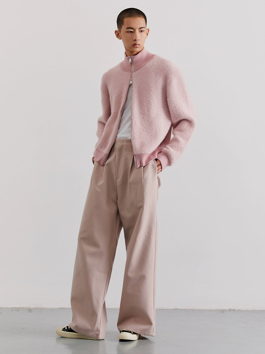 BlushCloud Zip Fleece Cardigan