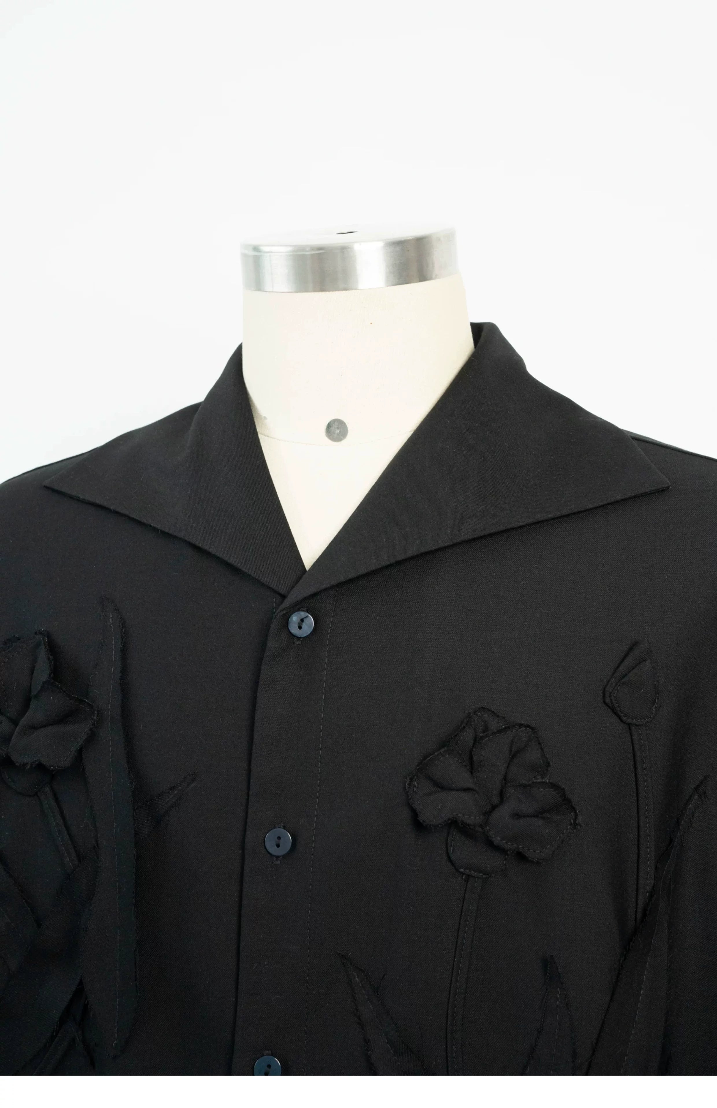 Obsidian Bloom Relief Camp Shirt