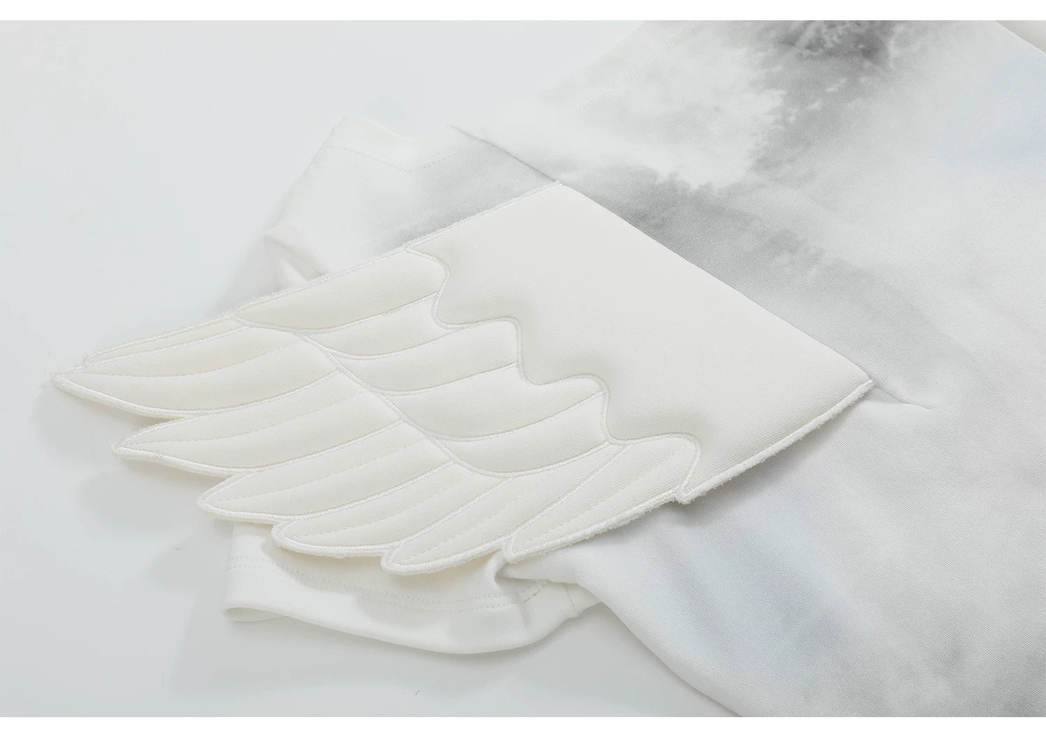 Angel Eyes Winged Shoulder Tee