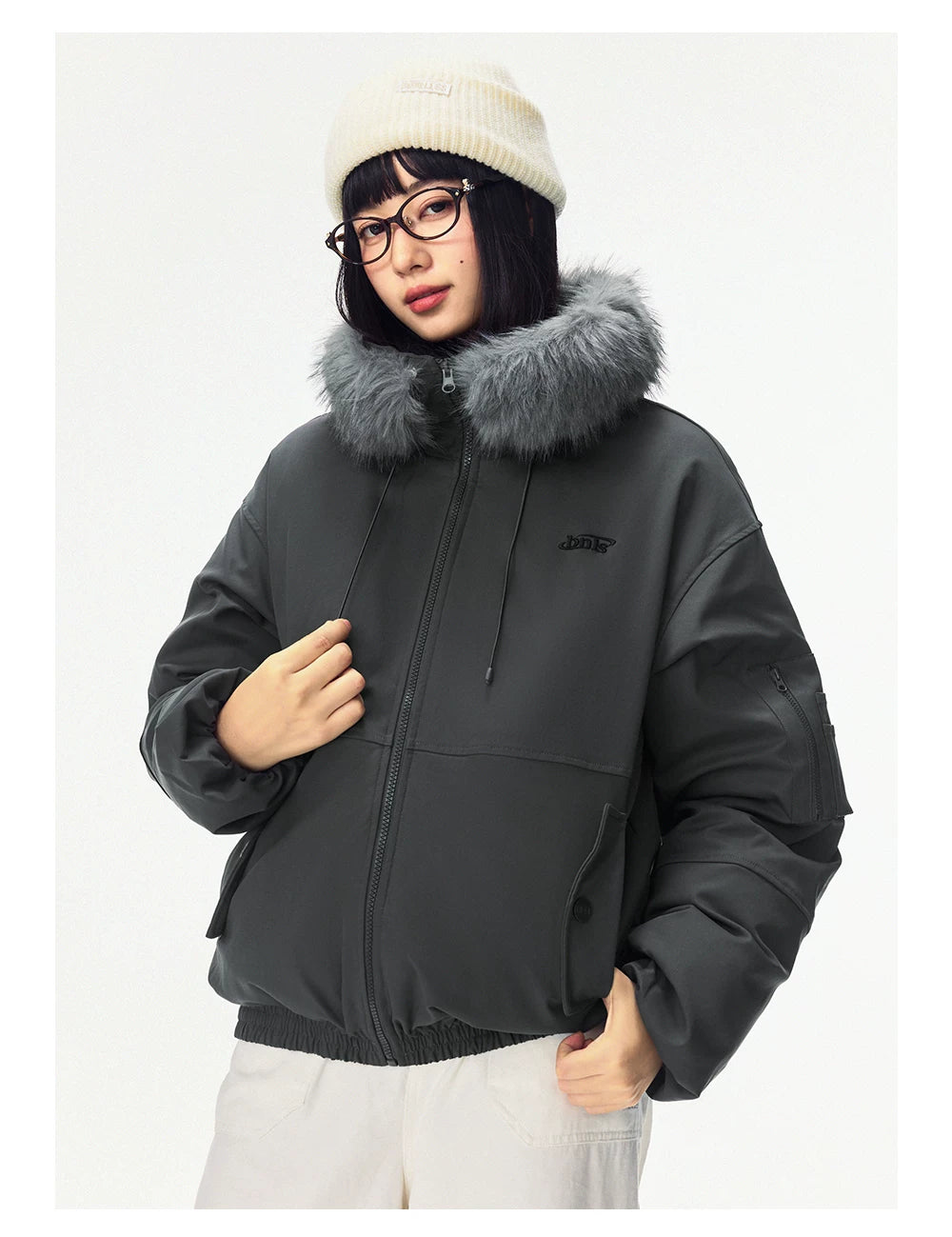 Airhaven Fur-Trim Down Jacket
