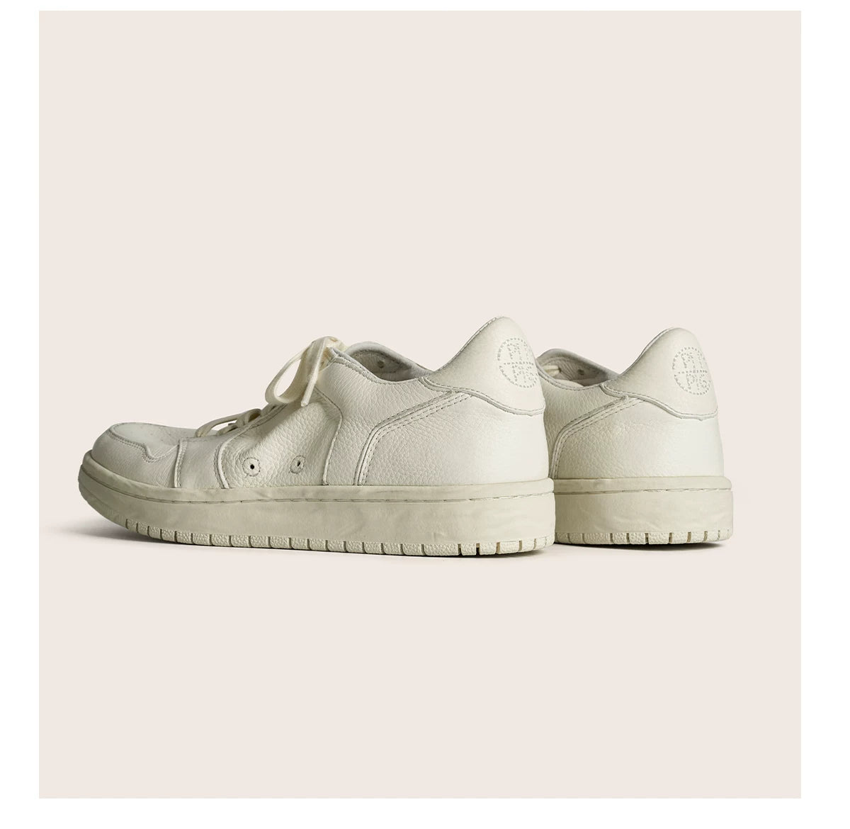 Vintage Court Cowhide Leather Sneakers