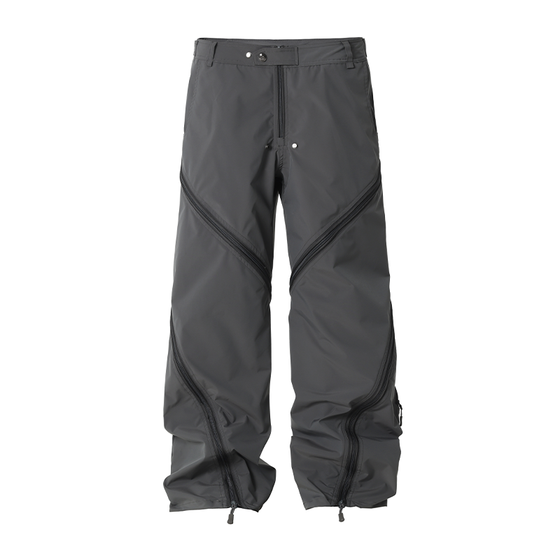 Paratrooper Functional Zipper Pants - chiclara