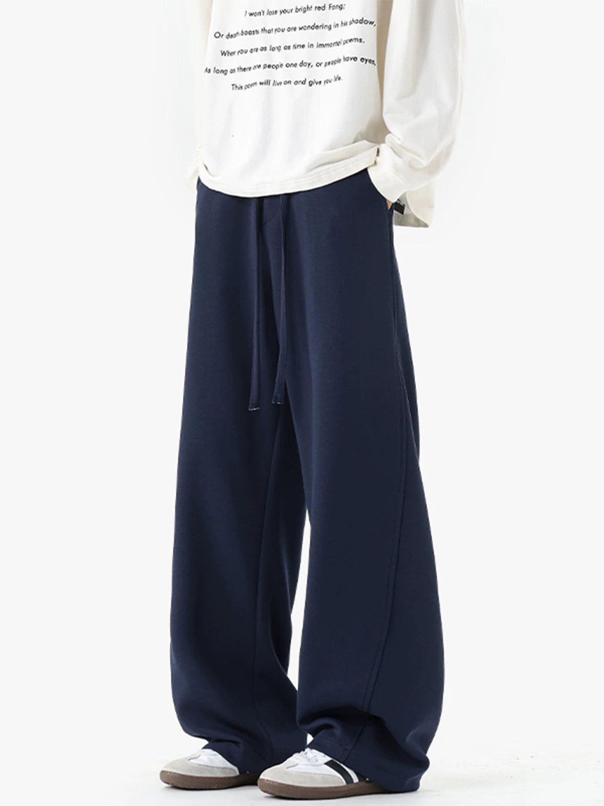 Nimbus Drape Wide-Leg Sweatpants