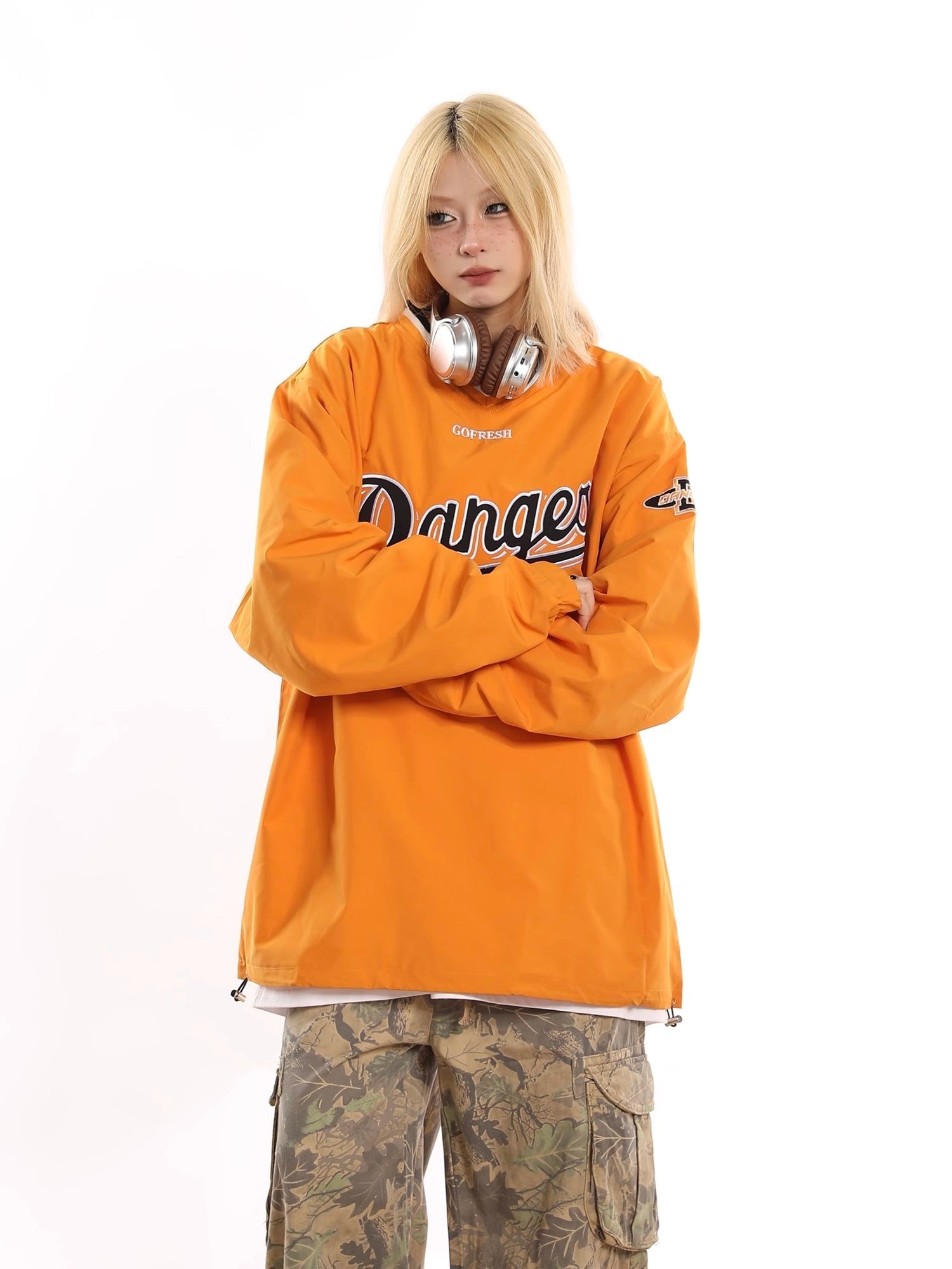 Danges Baseball Pullover Sweatshirt