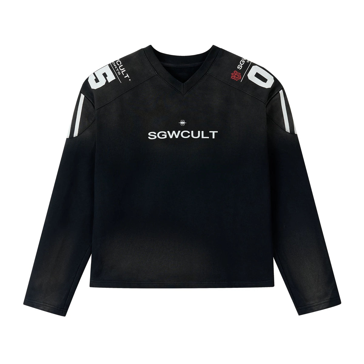 Shadow League 05 V-Neck Jersey Top