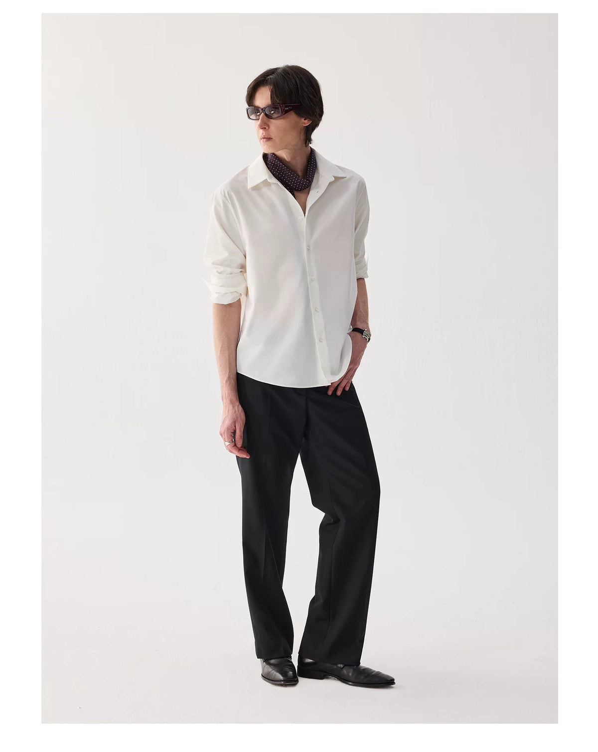 Caspian Minimal Long-Sleeve Shirt