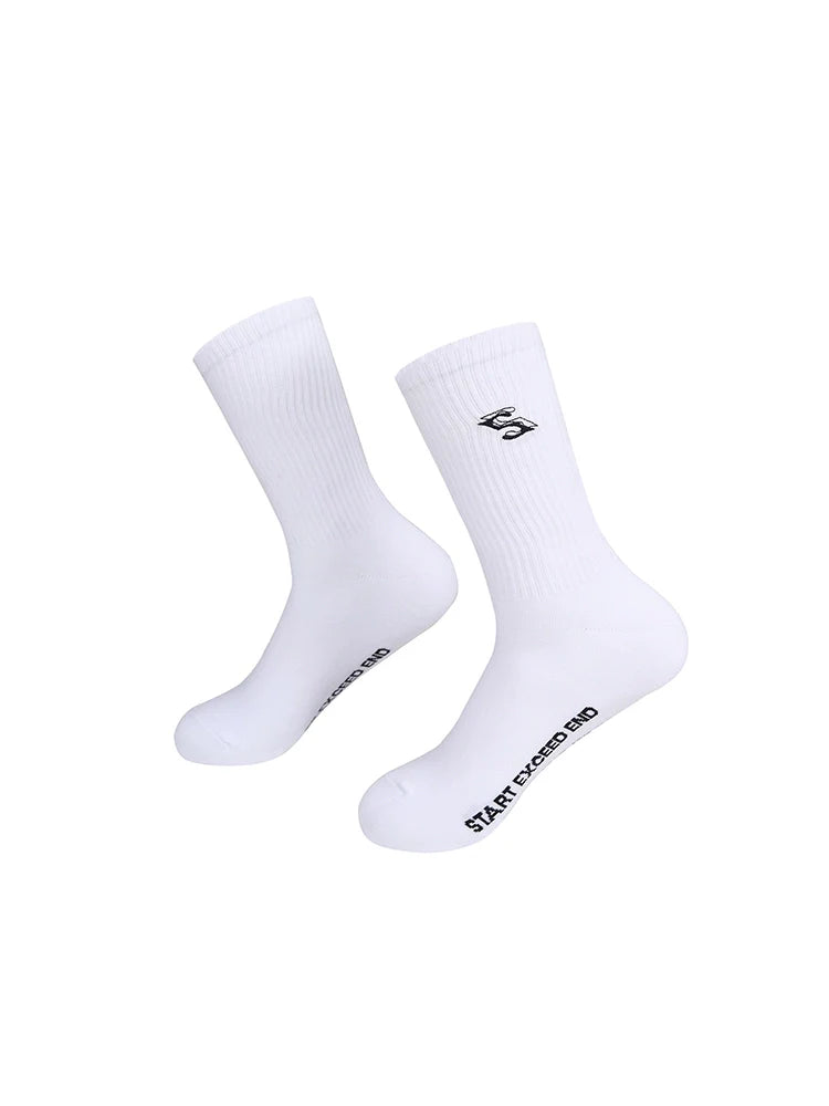 Embroidery Logo Athletic Crew Socks