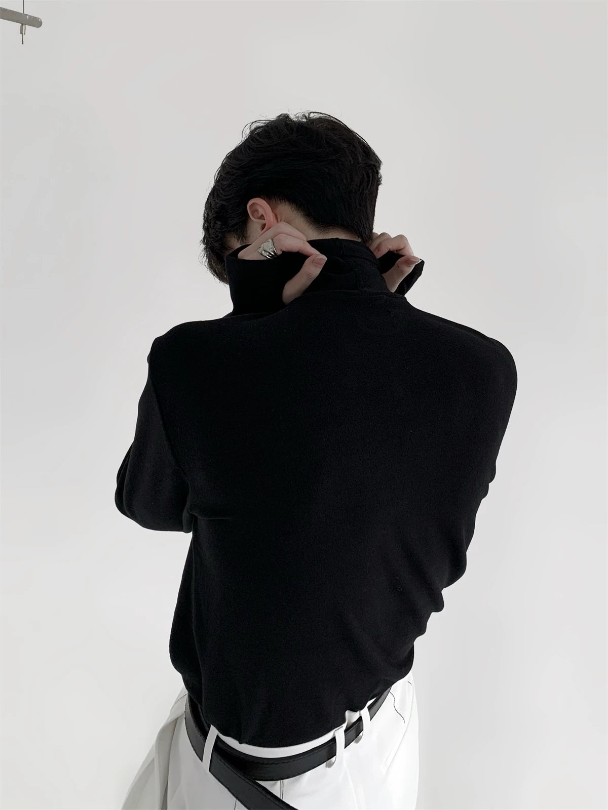Slouch Turtleneck Top
