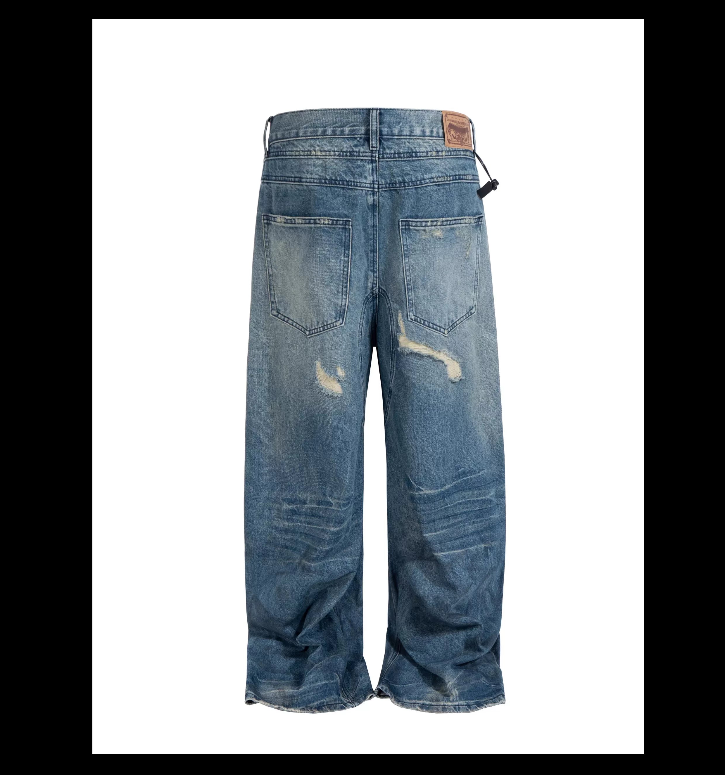 Rubble Wash Overstack Shred Jeans