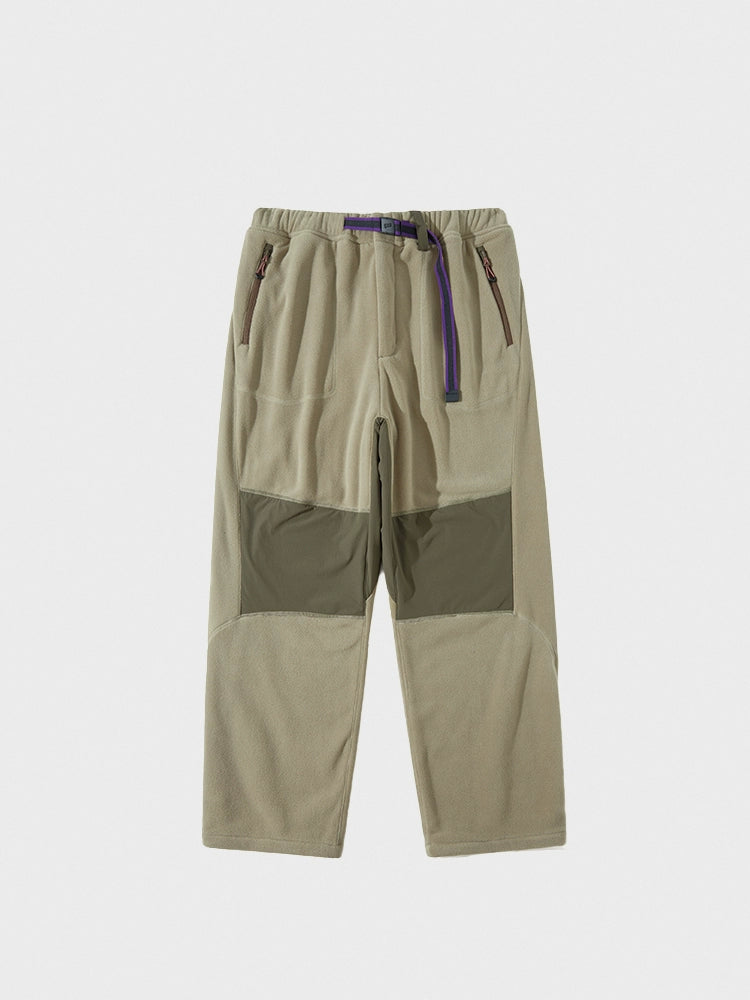 Panelled Fleece Utility Track Pants