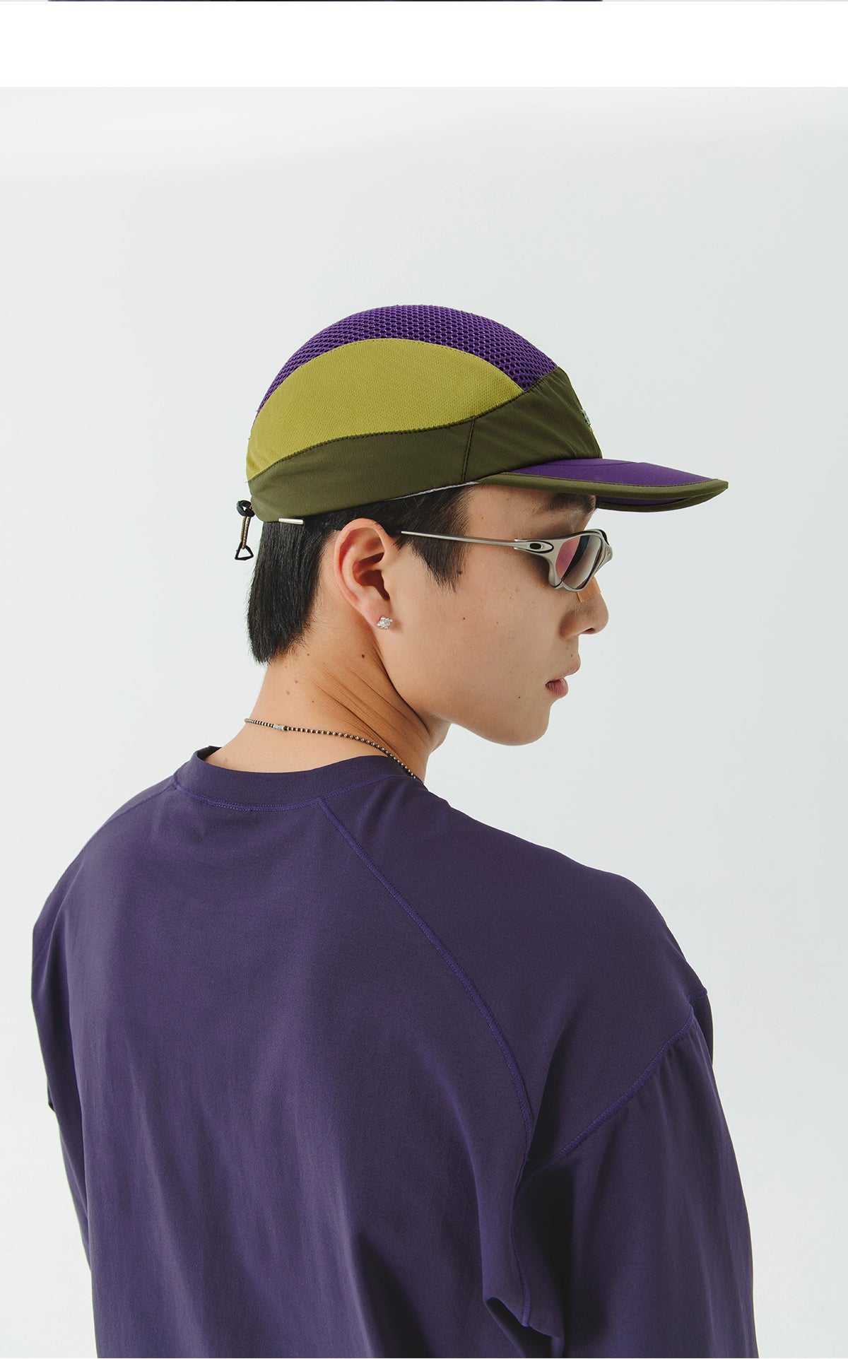 Colorblock Mesh Outdoor Sports Cap