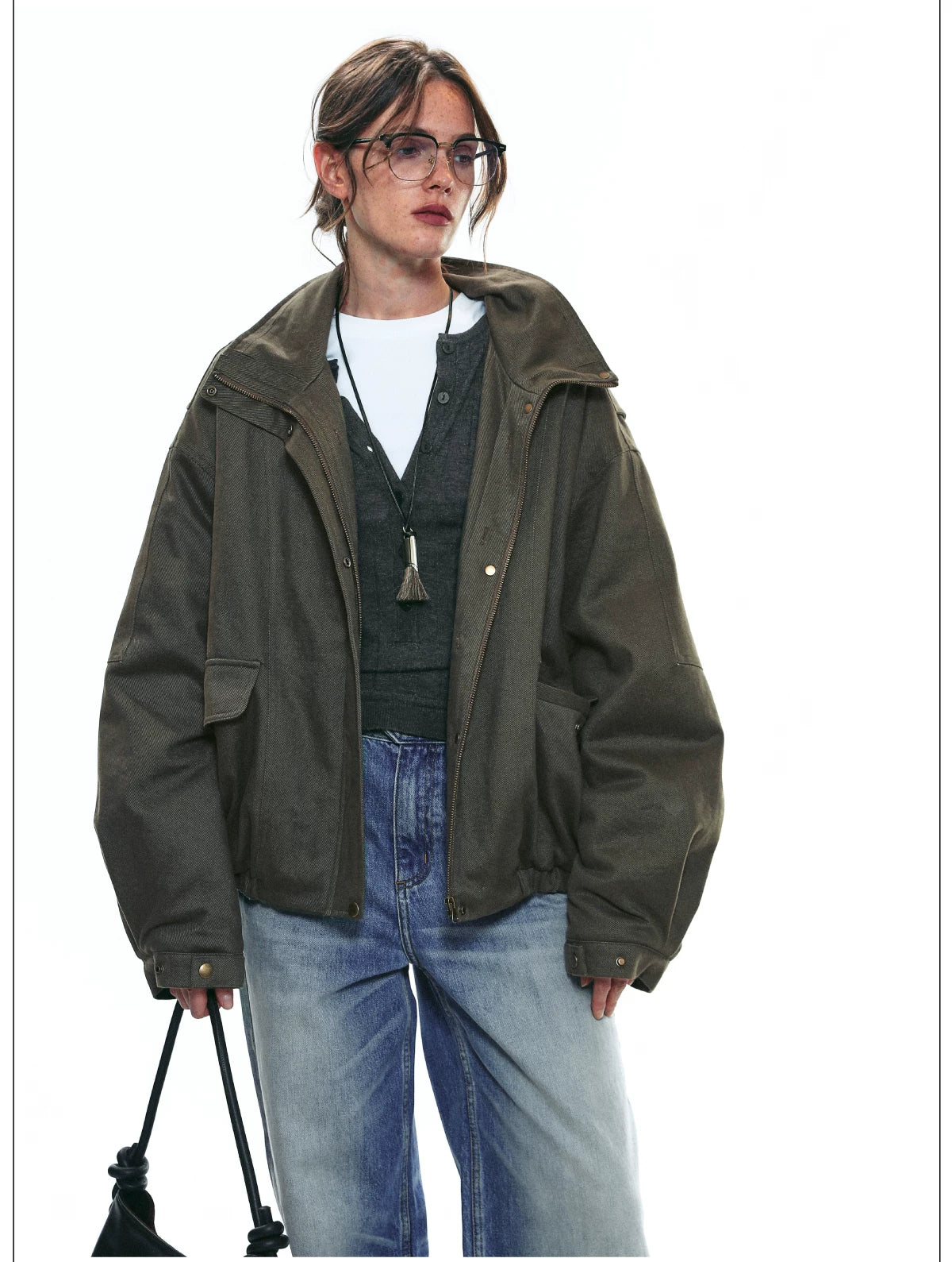 Prairie Haven Shearling Utility Jacket