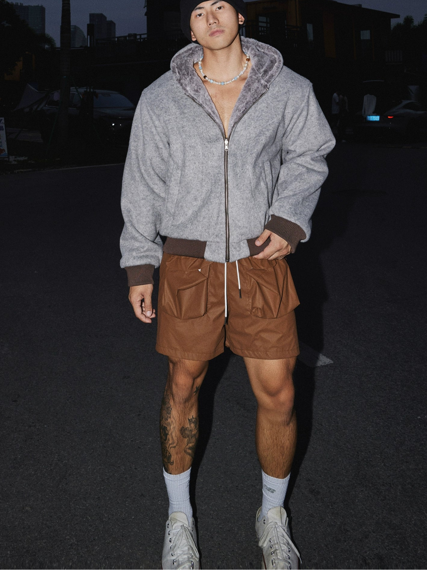 Frosted Cloud Plush Zip Jacket