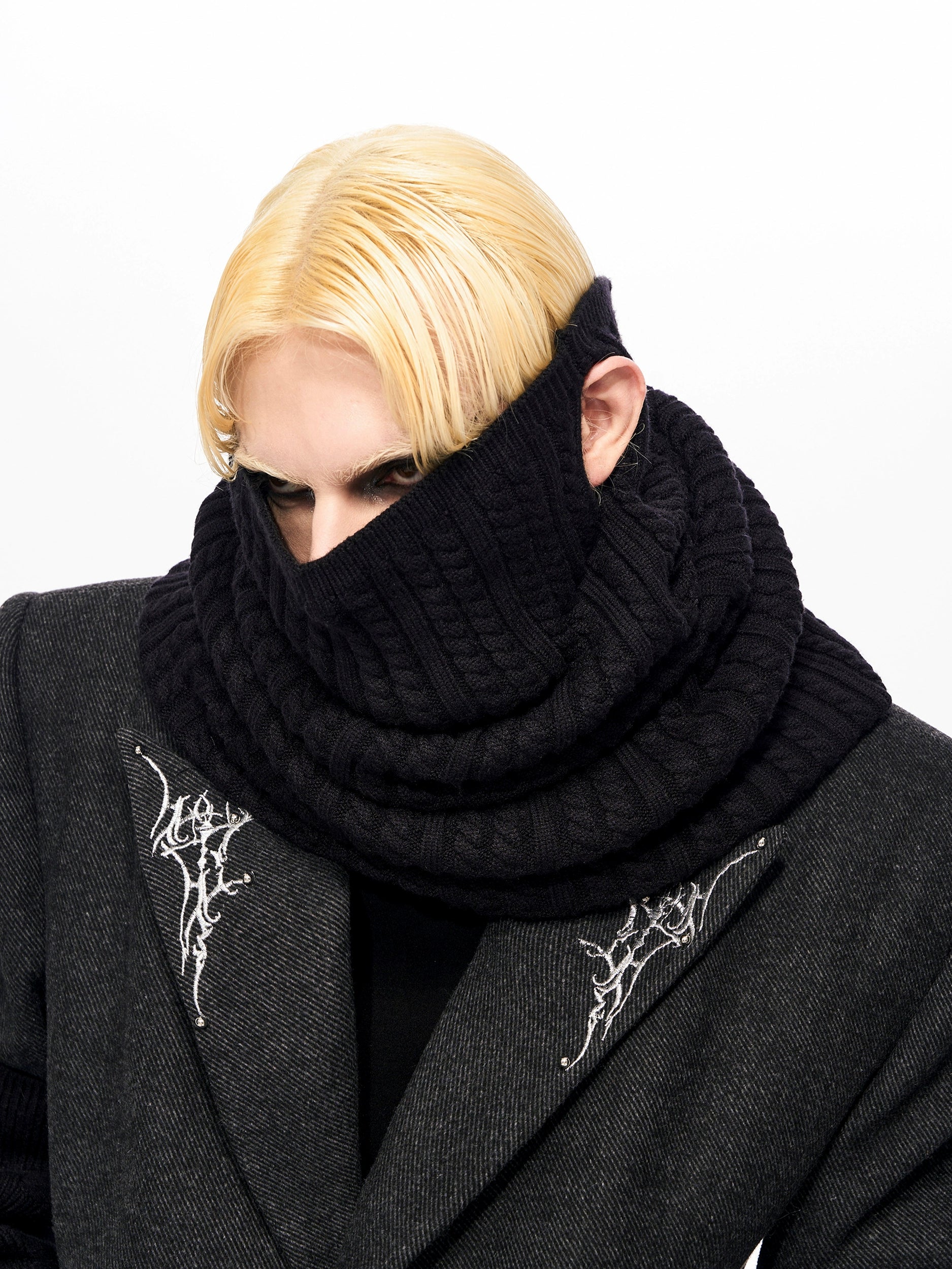 Sand Dune Cable Knit Scarf