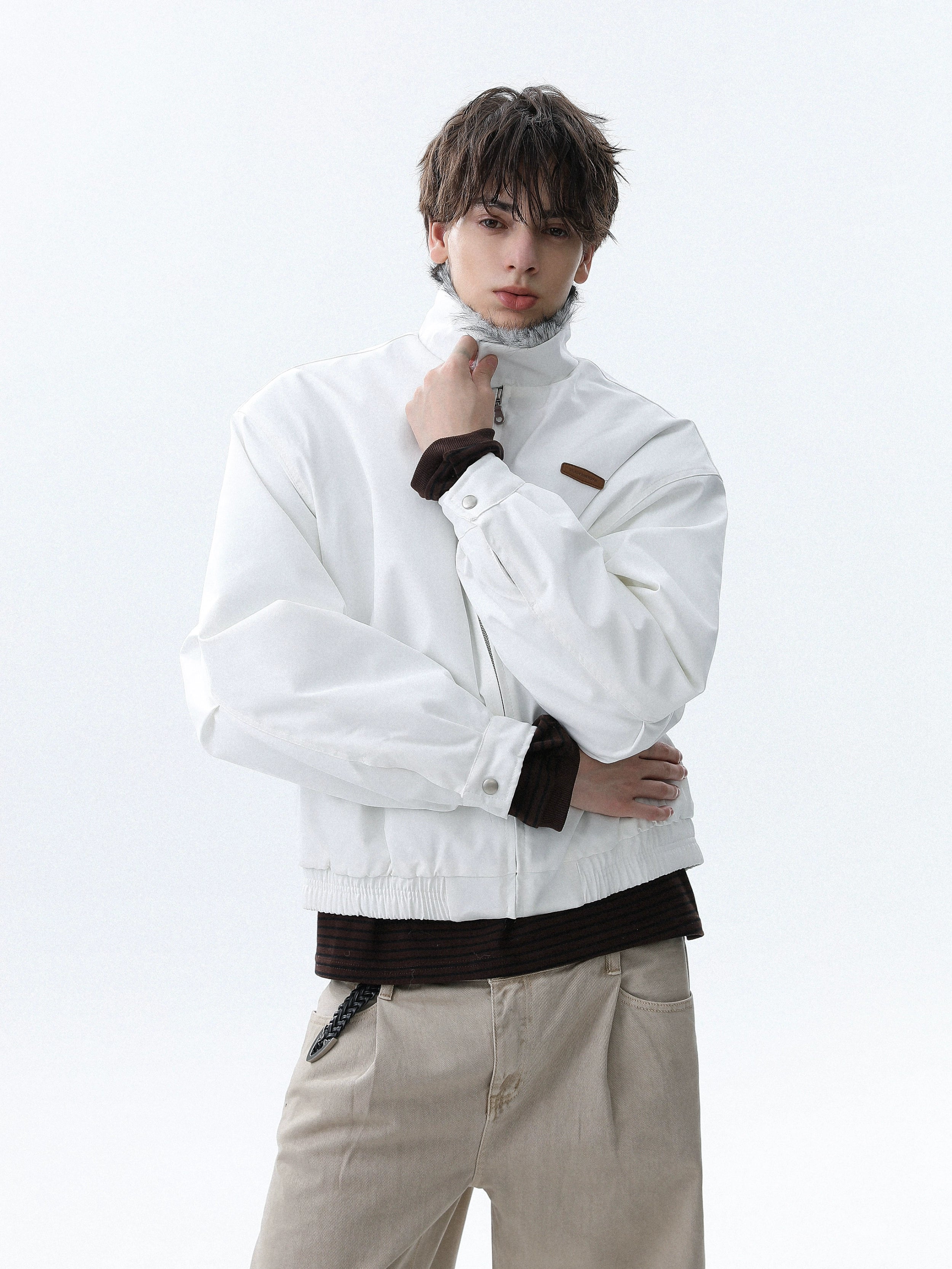 Frost Edge Faux Fur Lined Jacket