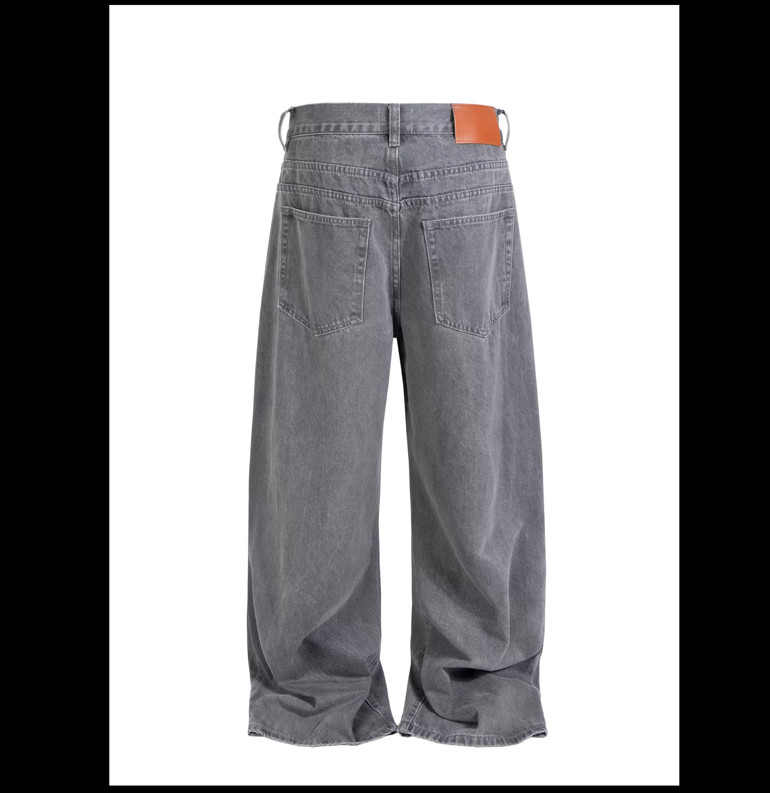 Slate Stack Buttonfront Balloon Jeans
