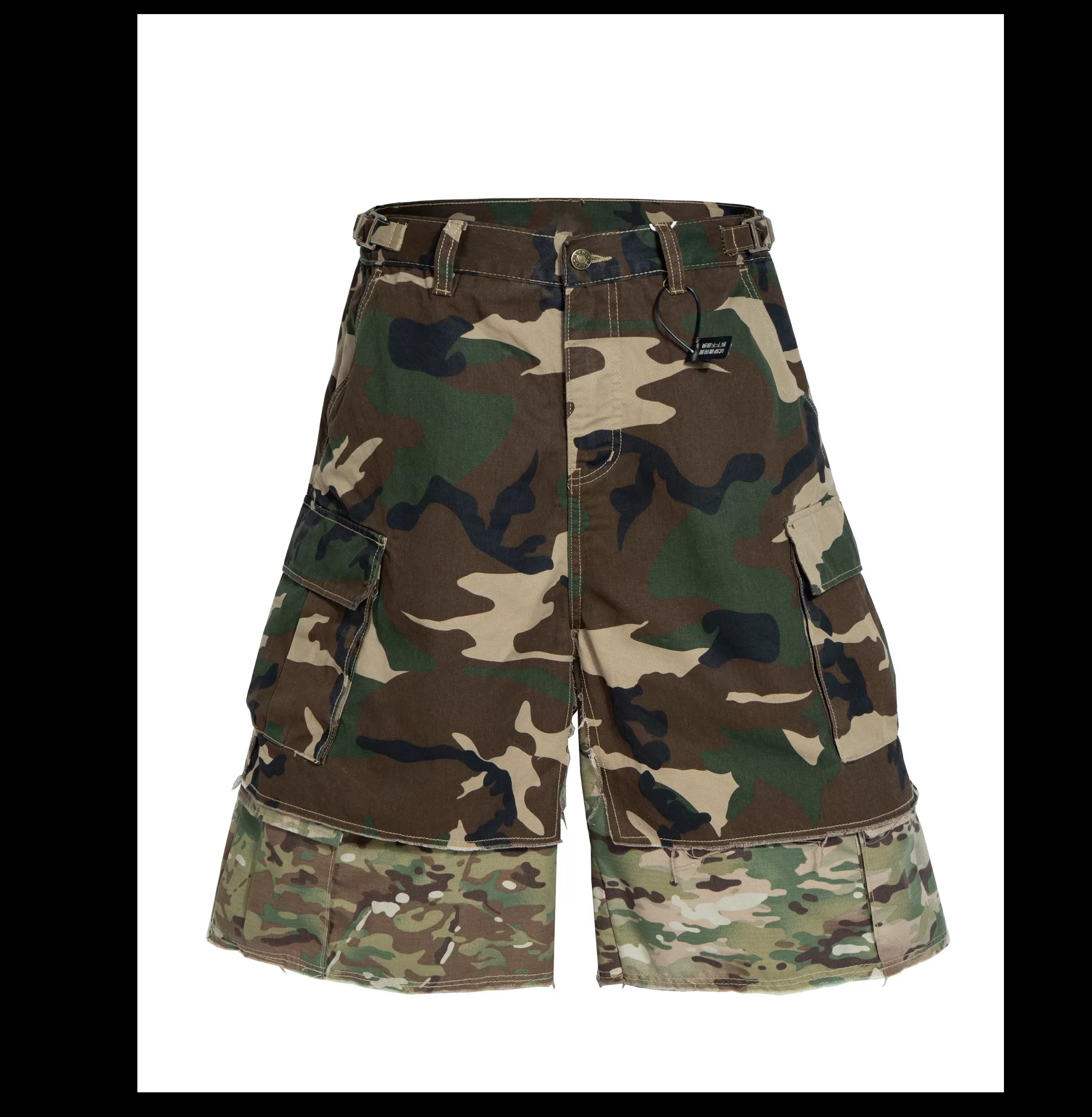 Warzone Tier Double-Camo Combat Short Pants