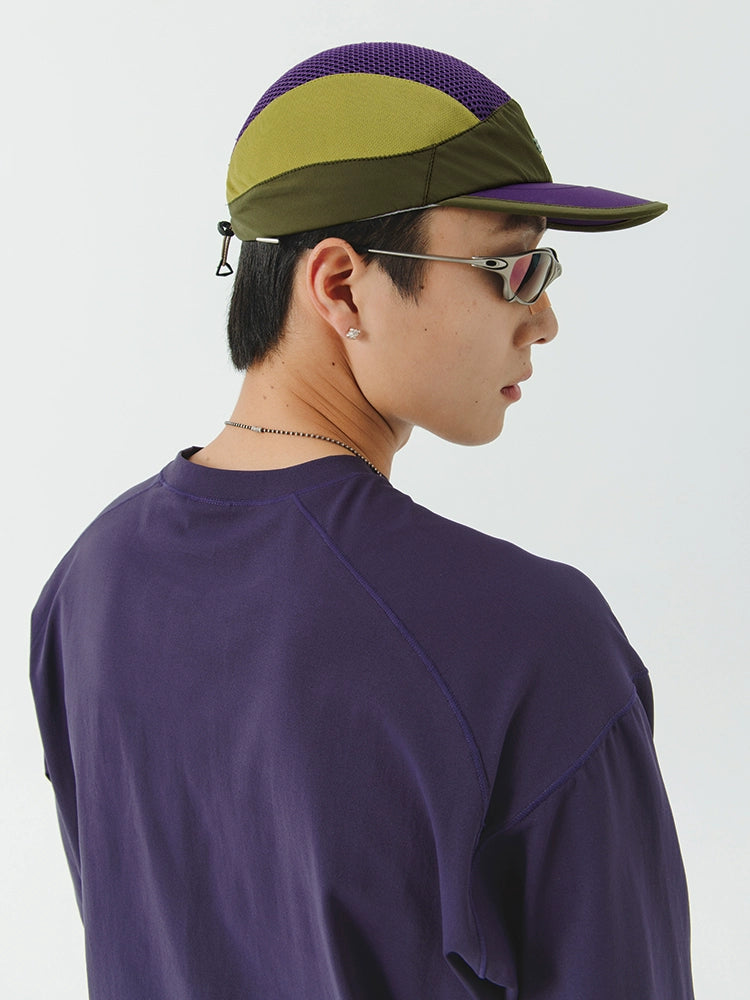 Colorblock Mesh Outdoor Sports Cap