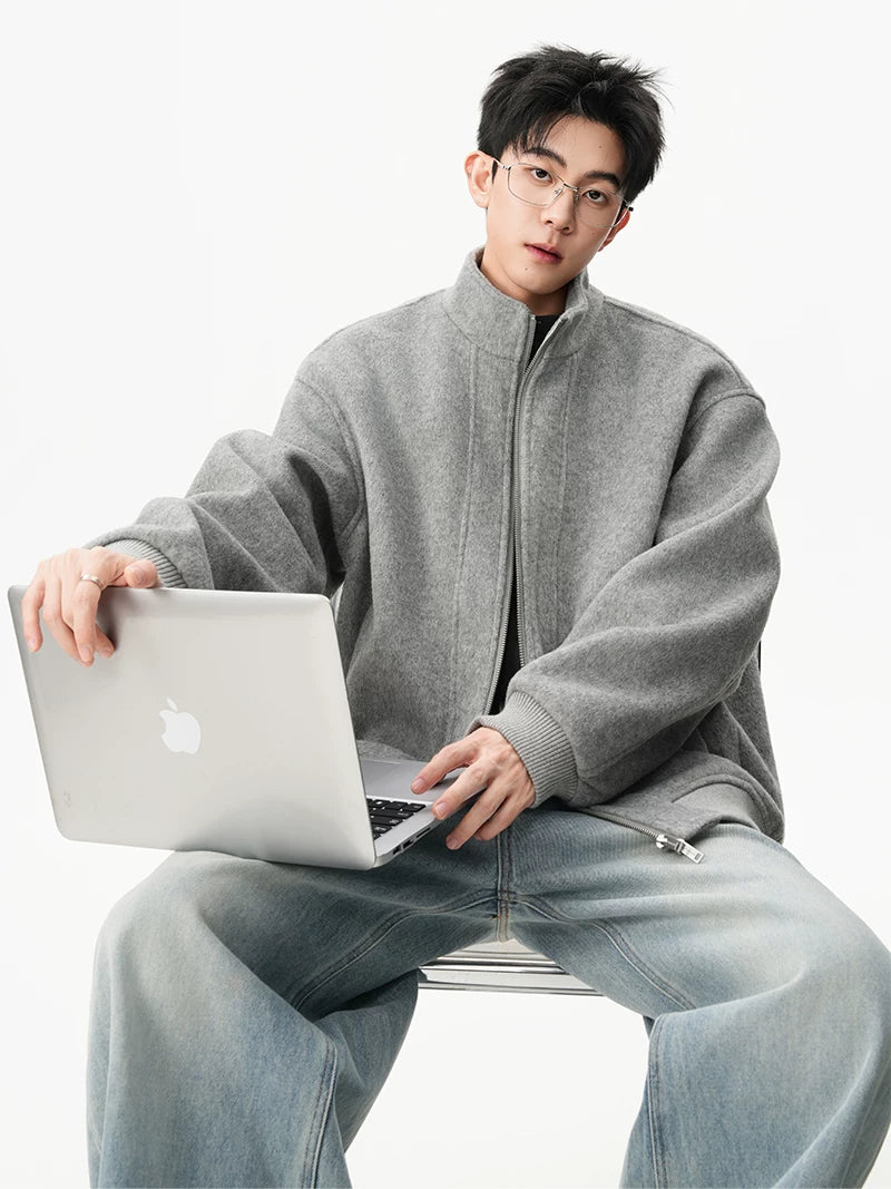 Steelcloud Wool Zip Bomber