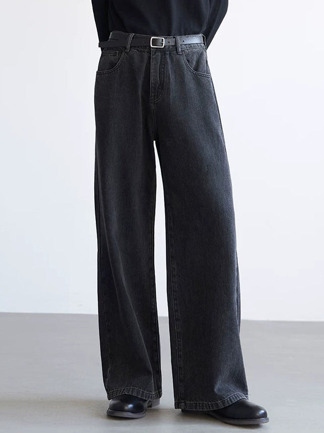 Minimal Wide-Leg Jeans