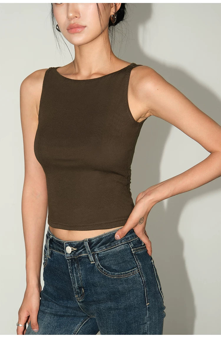 Contour Palette Ribbed Crop Tanks