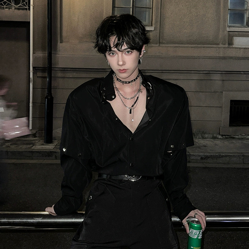 Detachable Sleeve Shirt