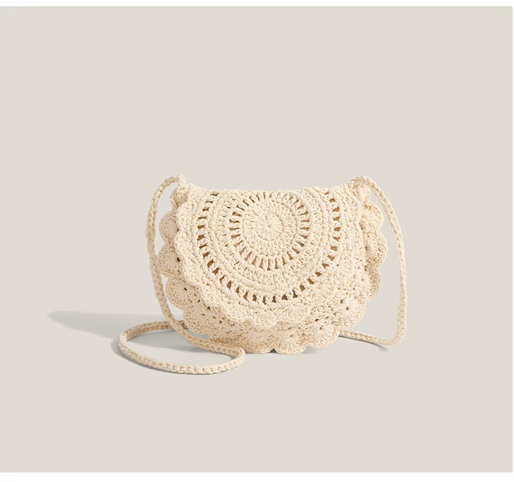 Crochet Scallop Crossbody