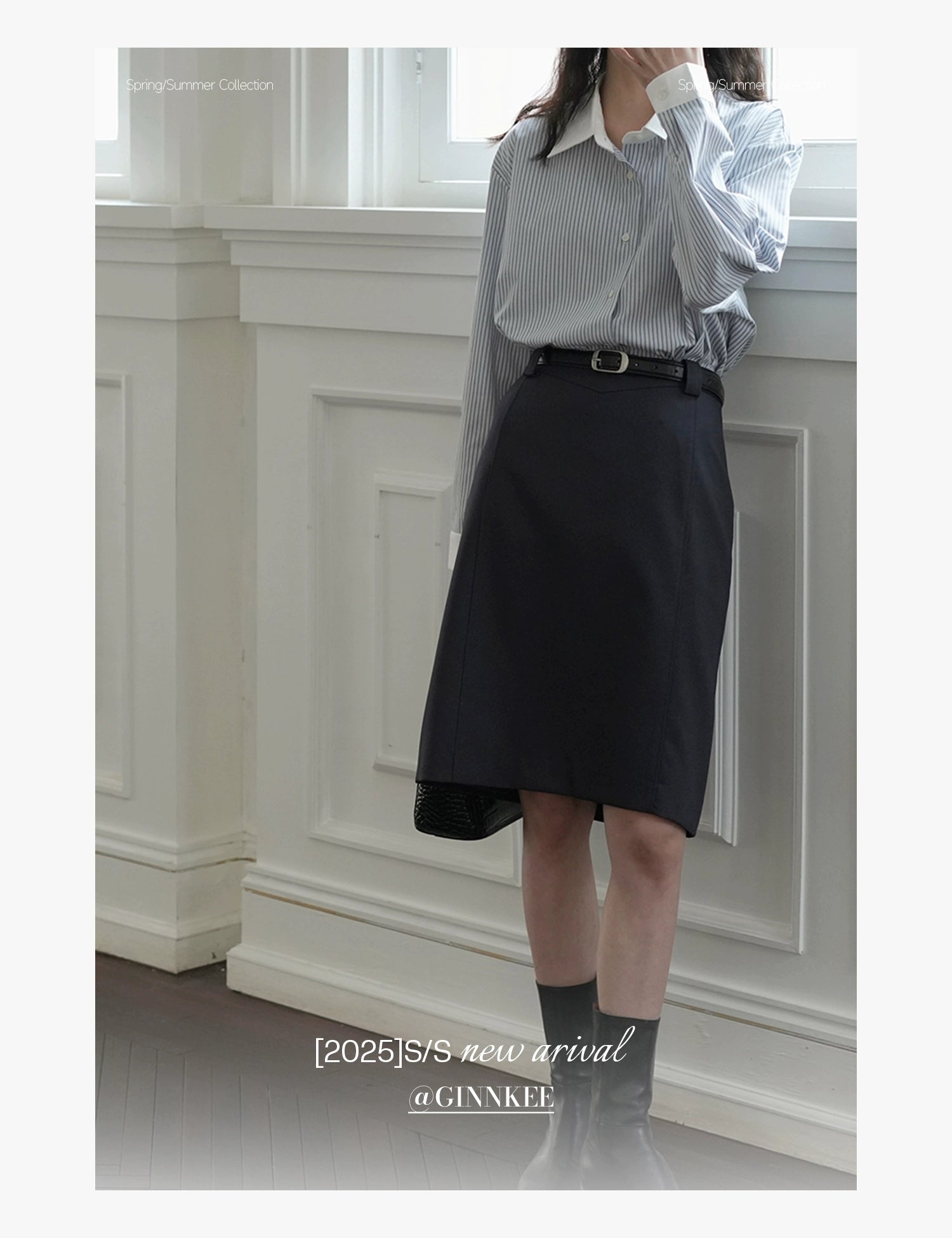 Asymmetrical Belted Skirt