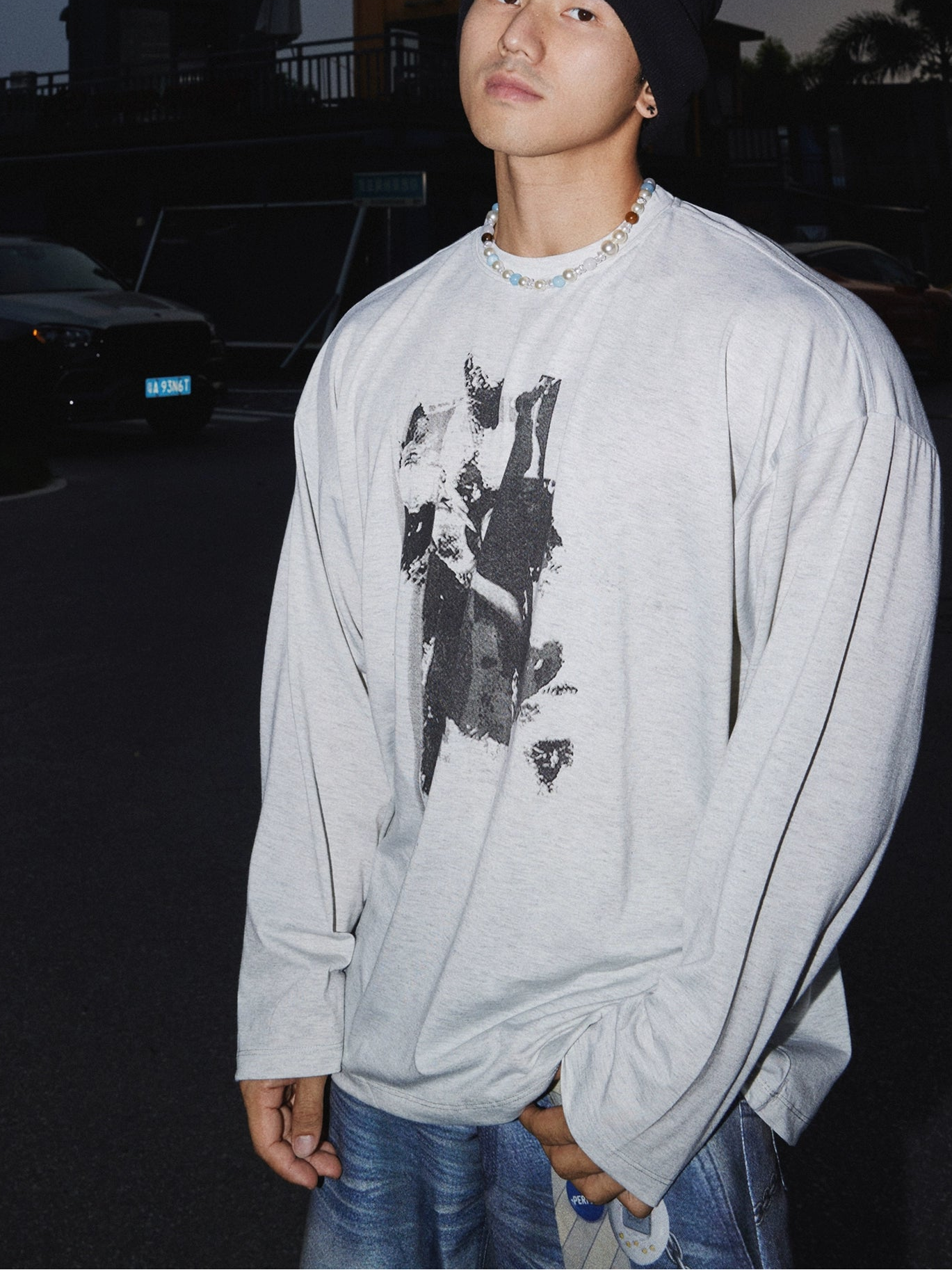 Rebel Print Longsleeve Sweatshirt