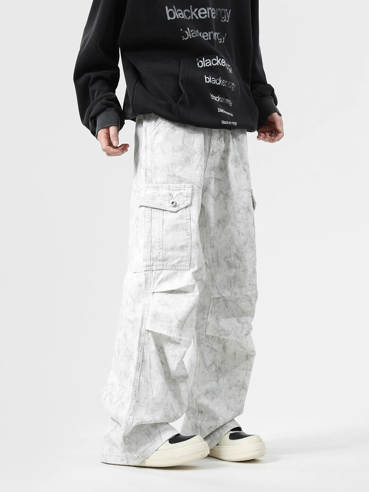 Frost Wash Slouch Cargo Pants