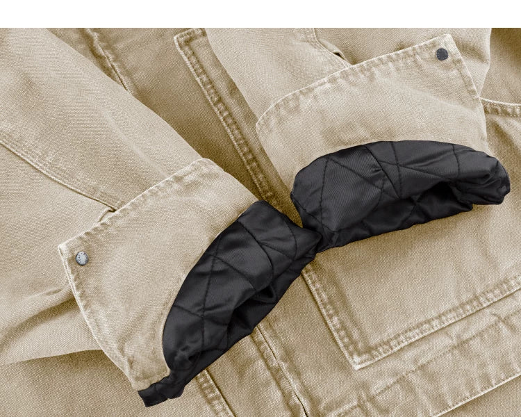 Two-Tone Quarry Collar Work Jacket