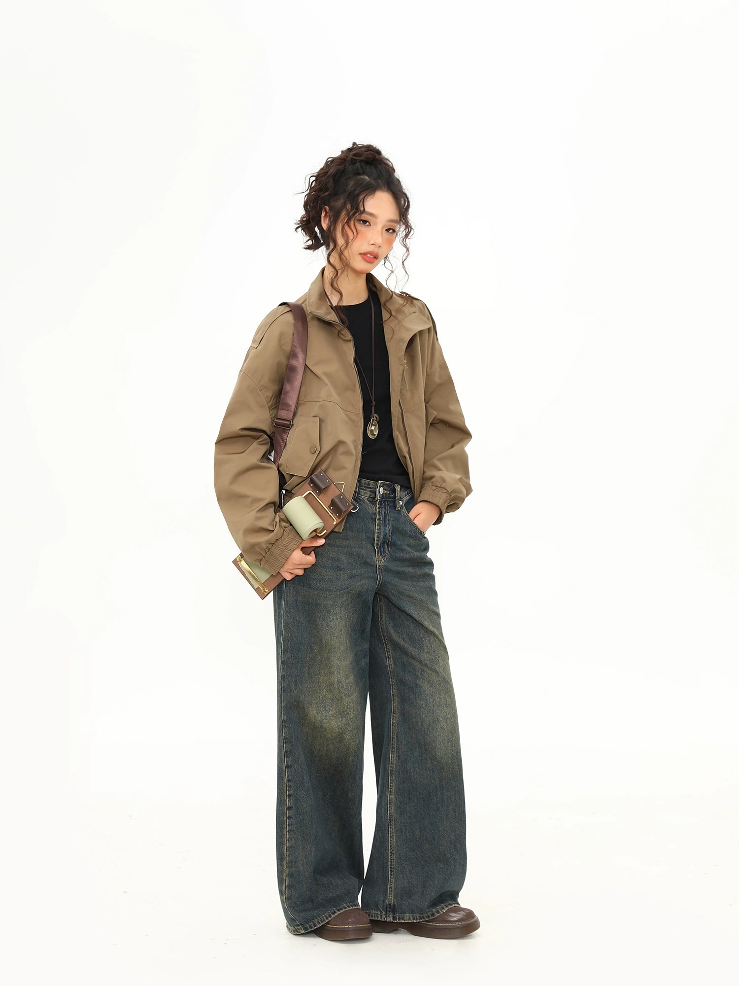 Sahara Scout Cropped Utility Jacket