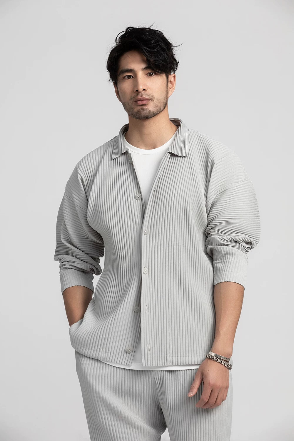 Loam Pleated Stripe Shirt