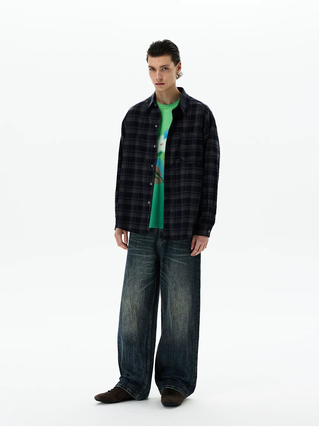 Shadowline Plaid Overshirt