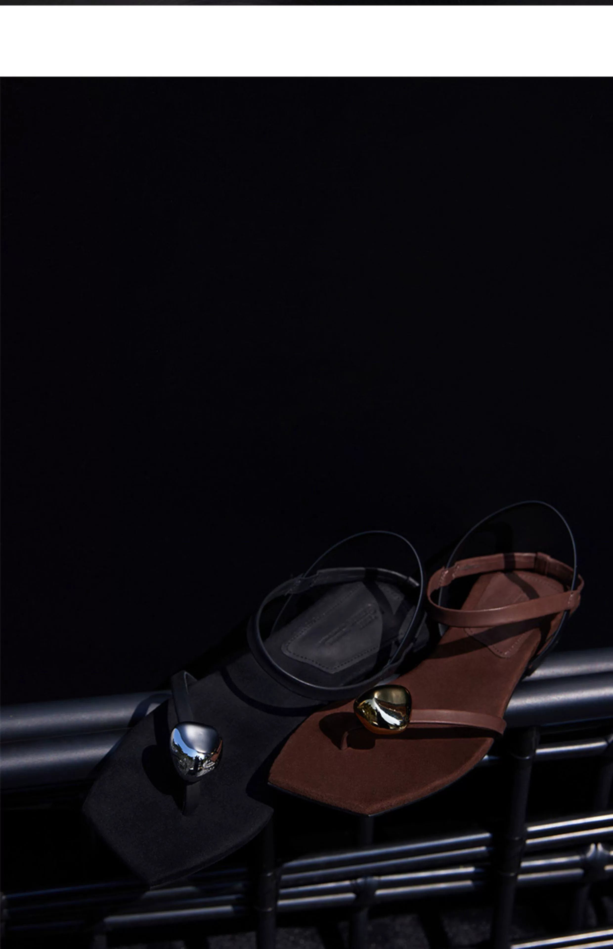 Brown Pointed Toe Slingback Flats
