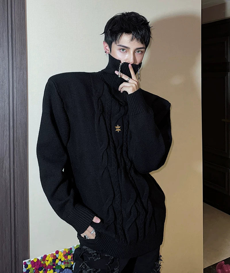 Stellar Spire Starcrest Cable Sweater