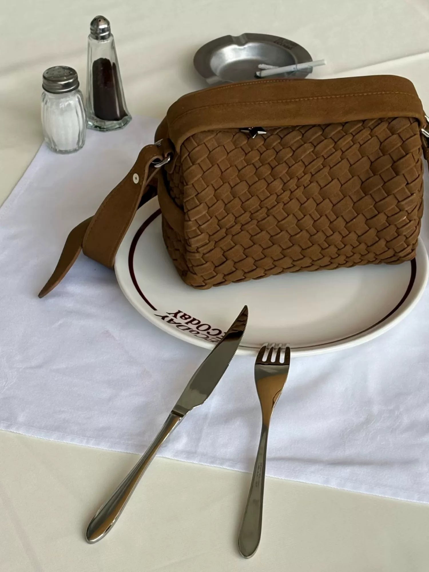 Woven Star Lunchbox Crossbody Bag - view 2