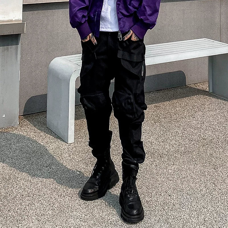 Rogue Sector Multi‑Pocket Combat Cargo Pants